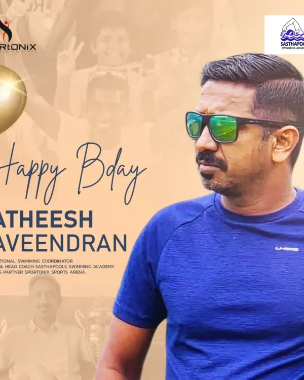 Celebrating our founder and Head Coach, Ratheesh Raveendran. His vision and dedication are the driving force behind our academy's mission to nurture talent and promote excellence in swimming.