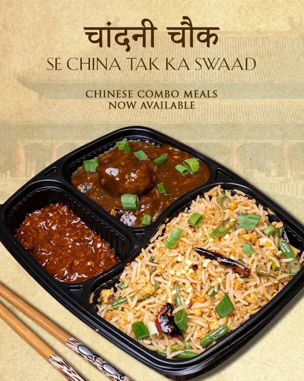 From Chandni Chowk to China, our Chinese combo meals are now available to satisfy your cravings for something different.