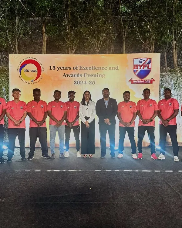 We are the BYFL Family. Our entire coaching and staff team at our 15 Years of Excellence and Awards Evening.