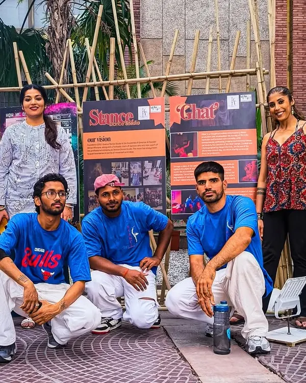 Our team behind the scenes at our recent production for the Urban Adda event at IHC, Delhi.