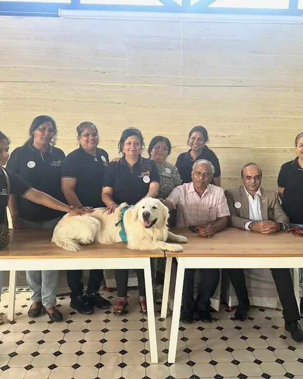 I was honored to speak at a Rotary Bangalore event about how dogs can be a part of therapy and mental health initiatives. My dog Coco was a perfect gentleman, charming the crowd and demonstrating the calm temperament of a great therapy dog.