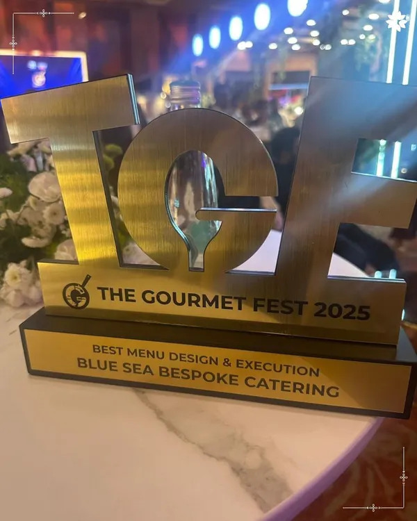 We were honoured at The Gourmet Fest 2025 with the award for Best Menu Design & Execution. This trophy represents our commitment to crafting menus that are both innovative and flawlessly delivered.