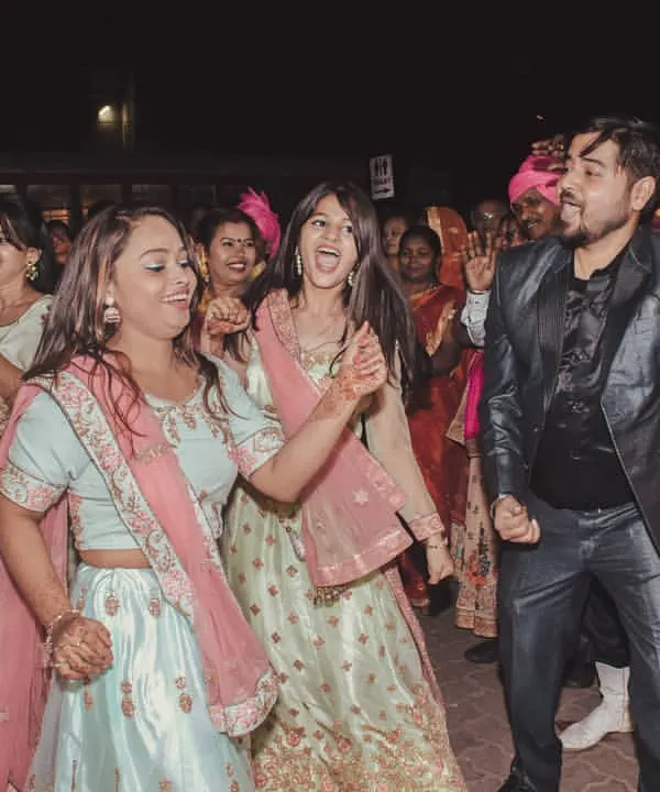 The dance floor is where the celebration comes alive! I love getting in the middle of the action to capture the energy and fun of the wedding party.