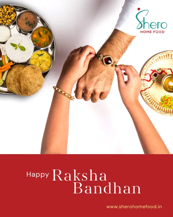 Celebrate the special bond of siblings with a festive meal. This Raksha Bandhan, we had a full thali ready to make the day memorable, complete with poori, rice, and a variety of side dishes.