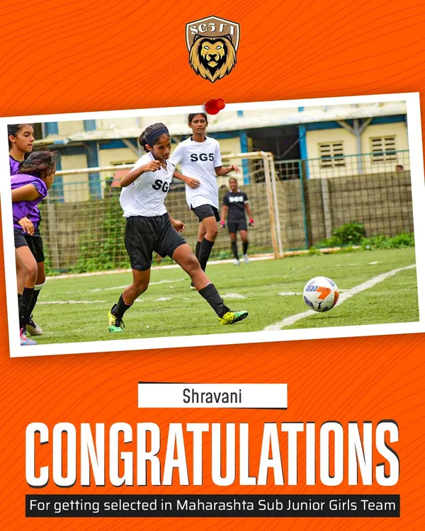 Another one of our stars, Shravani, earning her place in the Maharashtra Sub Junior Girls Team. Her dedication is an inspiration to all our young players.