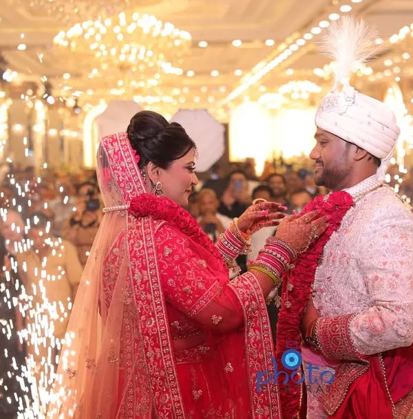 This is the moment everyone waits for. We capture the Jaimala ceremony with all its energy and splendor, using dramatic lighting and effects like sparklers to create a truly cinematic memory you will cherish forever.