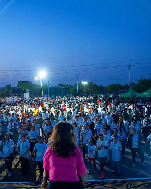 Being on stage, connecting with a huge crowd, is the best feeling. Leading the Zumba warm up at the Amritsar Tealathon was an electrifying experience.