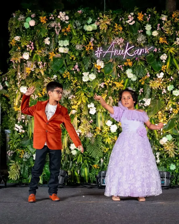These beautiful kids are rocking the stage. I choreograph fun and easy-to-learn routines so the little ones can be stars too.