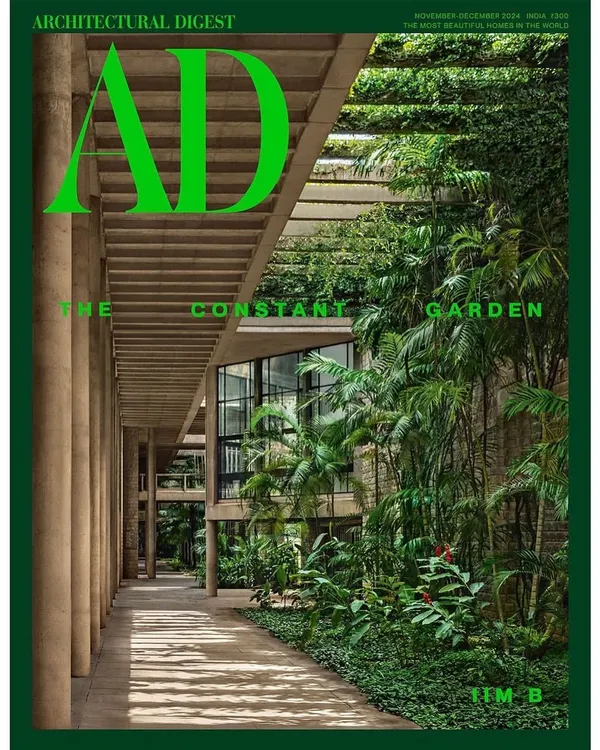 Having my work on the cover of Architectural Digest's garden issue was a true honor. It reflects my core belief in creating constant gardens that evolve and thrive over time.