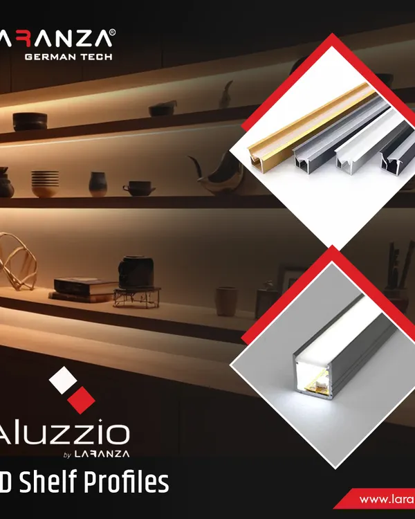 Elevate your shelves with Aluzzio LED shelf profiles. They add sleek, modern lighting that highlights your display while enhancing the ambiance of your space.