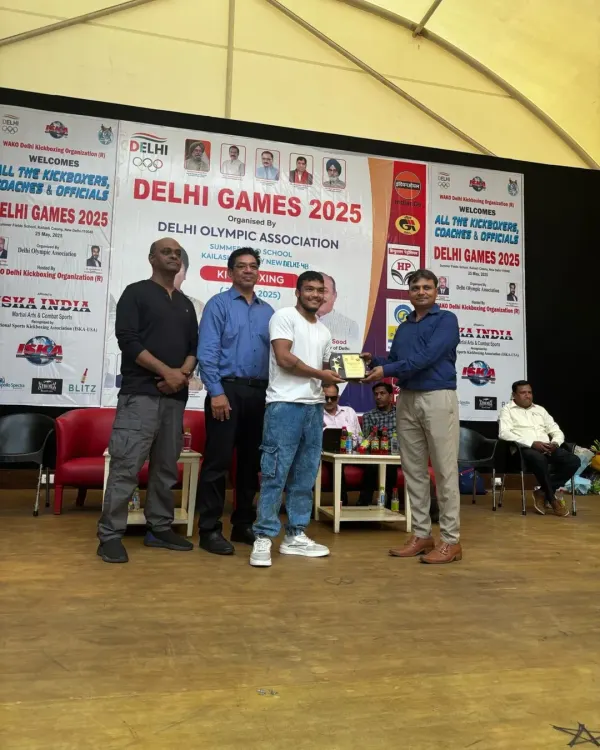 It was an honor to be recognized at the Delhi Games 2025 for our contribution to kickboxing. This award reflects our commitment to promoting combat sports and developing high-level athletes.