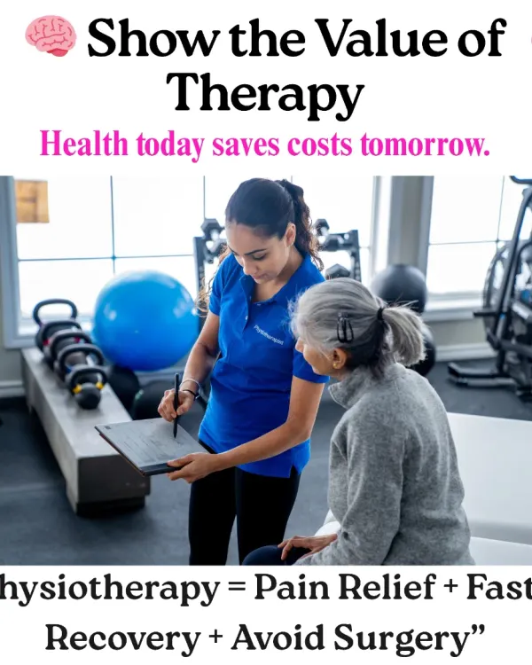 Many people worry about the cost of therapy, but I believe in showing its true value. Physiotherapy is an investment in your health that leads to pain relief, faster recovery, and can even help you avoid surgery.
