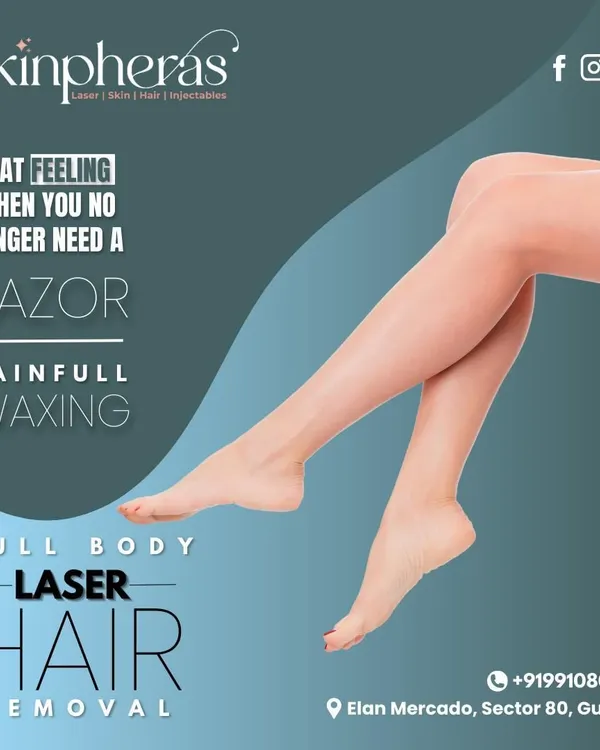 Imagine the feeling of no longer needing a razor or enduring painful waxing. Our full body laser hair removal service makes that a reality, giving you smooth skin effortlessly.