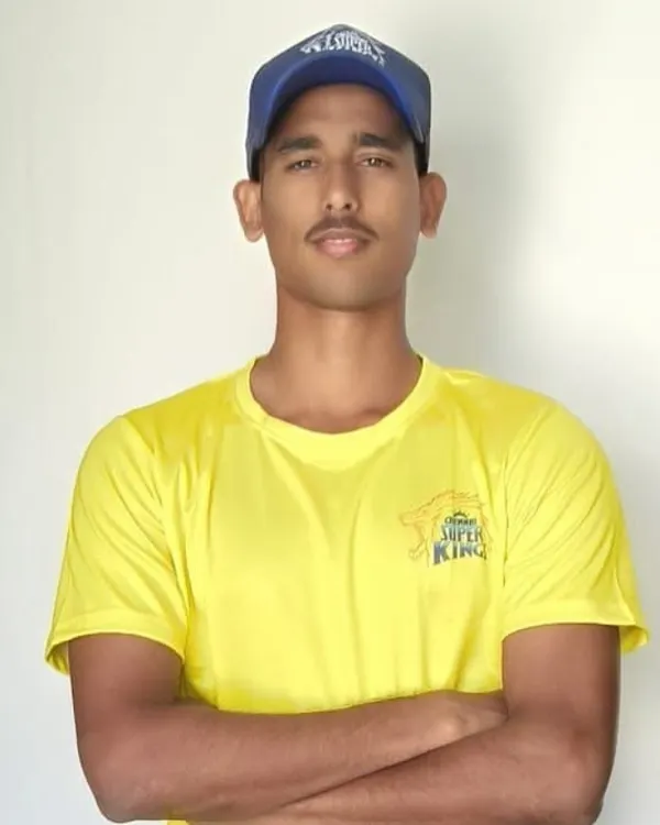A proud moment for Brigade Cricket Academy. Our hardworking player, Izhar, was selected for the IPL team Chennai Super Kings practice camp. Congratulations, my boy.