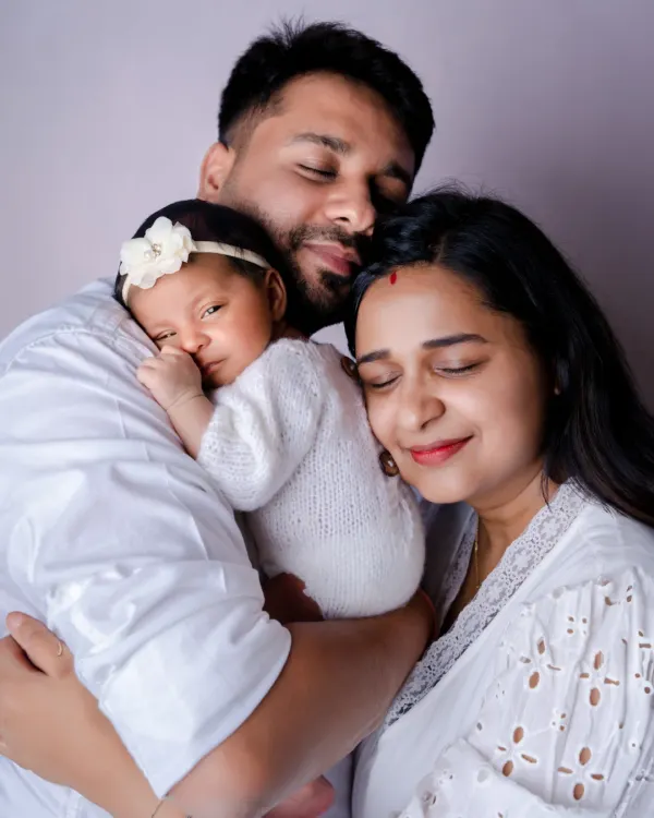 From two, they became three, and their hearts have never been fuller. This is the beginning of a beautiful family story.