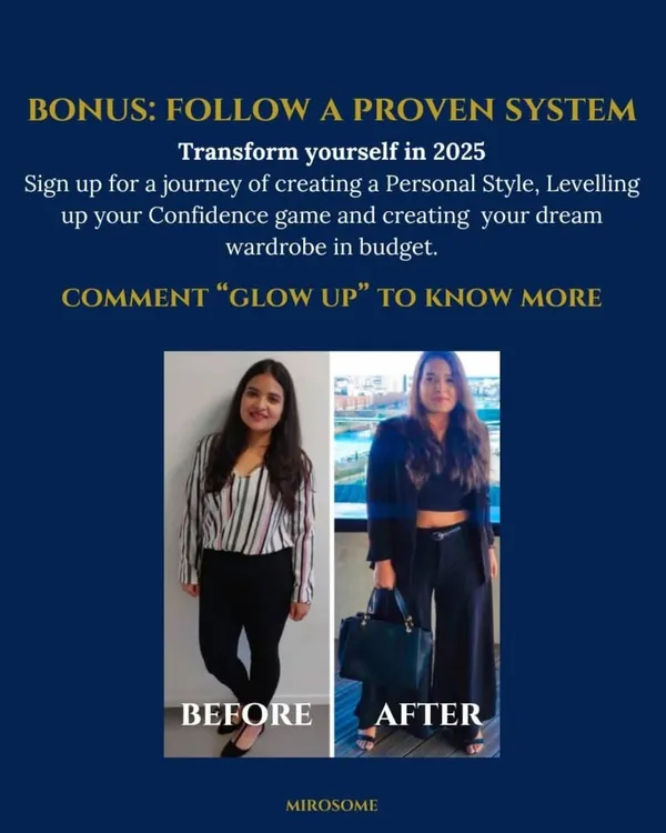 This is what a true glow-up looks like. By following a proven system, my client transformed her image, leveled up her confidence, and created her dream wardrobe on a budget. You can too.