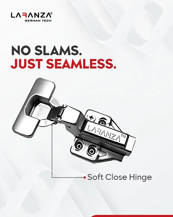 No slams, just seamless. My Soft Close Hinge ensures your cabinet doors shut with a whisper, not a bang, adding a touch of quiet luxury to your space.