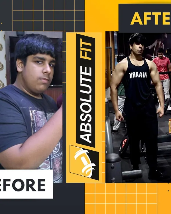 This is the 'before' that started an amazing journey. Yash began at 112kg, ready to make a change. This picture is a reminder that every great transformation starts with a single decision to commit to a healthier lifestyle.