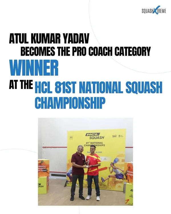 An inspiration to all our students, our coach Atul Kumar Yadav became the Pro Coach National Champion.