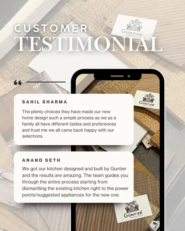 Hear it straight from our clients. We pride ourselves on making the design process simple and ensuring every family member is happy with their selections.