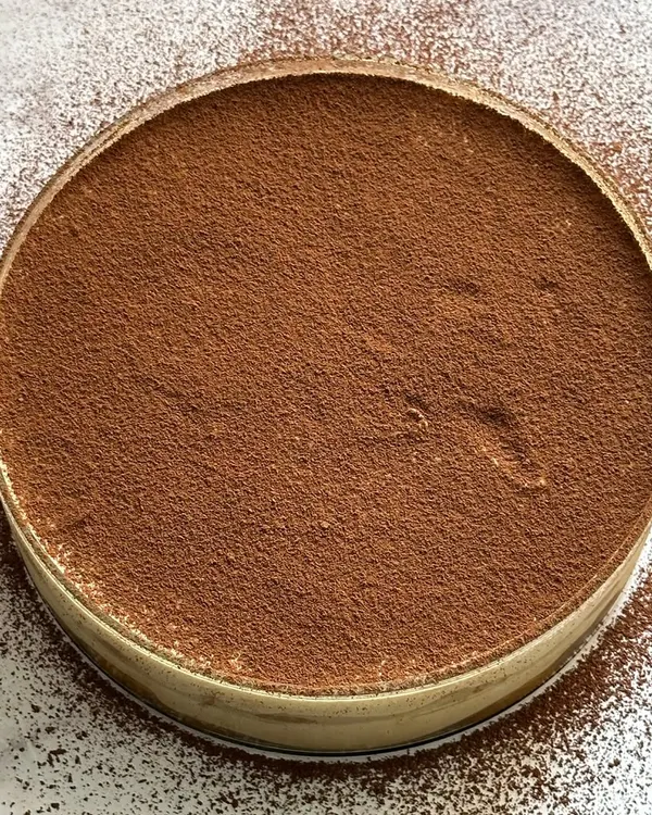 A little cocoa, a little chaos, a lot of amore. My Tiramisu is not just a dessert, it’s an experience that’s hard to forget, generously dusted with cocoa powder.