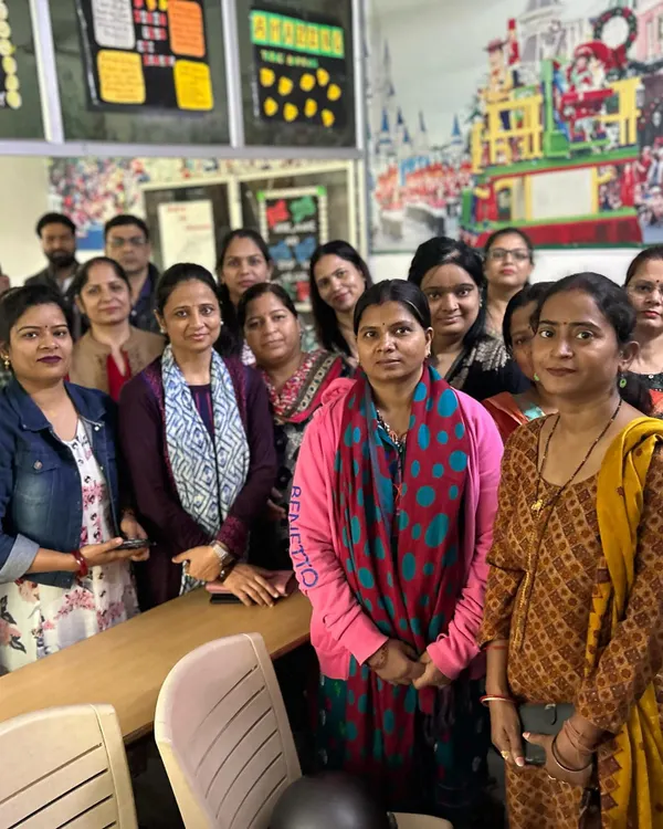 A group of engaged parents at our Parent Orientation workshop. We discussed how changing a belief system can change a child's behavior, focusing on positive affirmations and thinking.