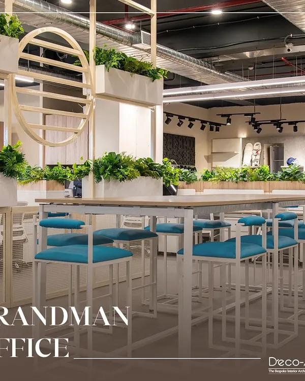 An overview of the Brandman Office, a space designed by us to inspire and energize. We combined modern elegance with lush greenery to create a workspace that is both productive and restorative.