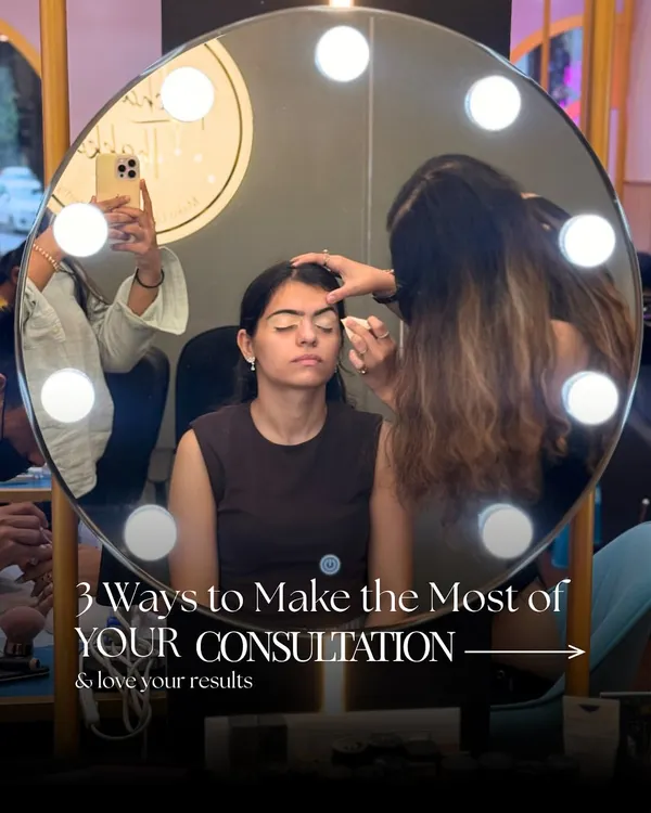Your dream bridal look begins with the right conversation. This image introduces three ways to make the most of your bridal consultation to ensure you love your results.