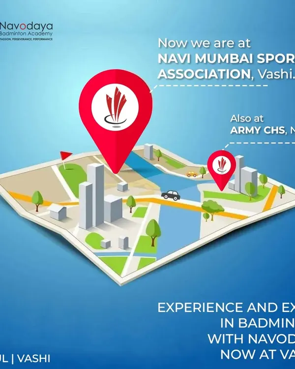 New Center Alert! We are now at Navi Mumbai Sports Association (NMSA) in Vashi, in addition to our center at Army CHS, Nerul.
