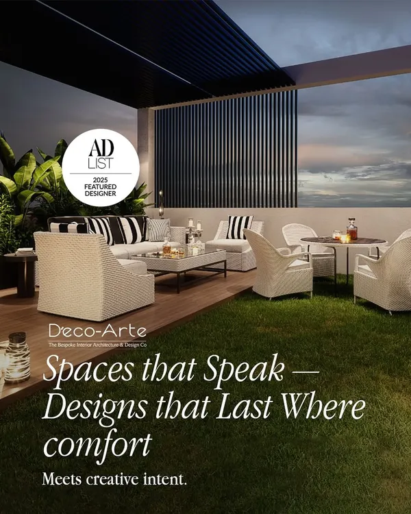 Spaces that speak, designs that last. This luxurious rooftop terrace is a blend of timeless layout and modern touches, where comfort meets creative intent for the perfect open-air lounge.