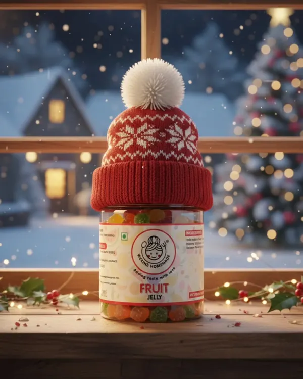 This Christmas, unwrap the gift of flavor. Our Fruit Jelly jar, dressed up for the holidays, is the perfect sweet treat to share during the festive season.