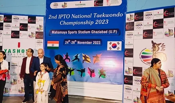 A proud moment for one of my young champions at the 2nd IPTO National Taekwondo Championship 2023. Her medal is a symbol of her dedication and the rigorous training she has undergone.