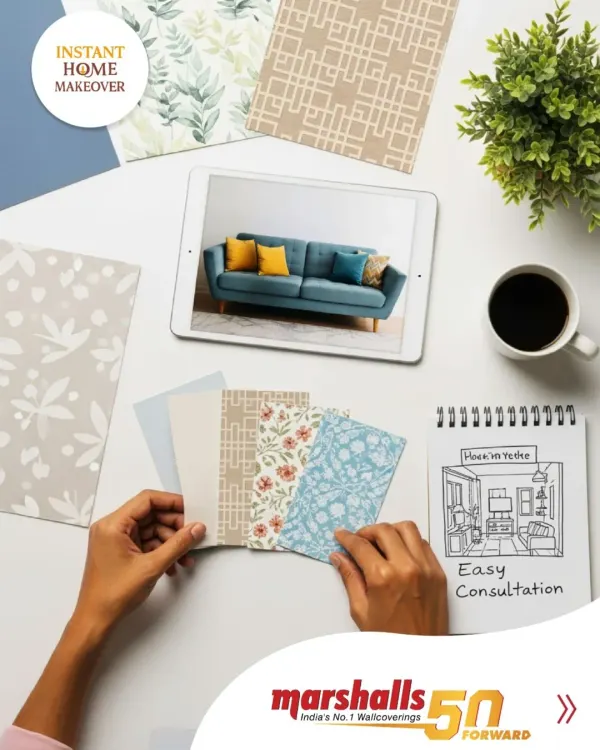 Feeling overwhelmed by our 10,000+ designs? Just send us a photo of your room. Our experts will quickly shortlist options that match your furniture and style, making your decision easy and fast.