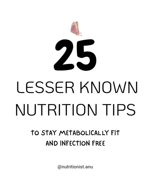 To stay metabolically fit and infection-free, you don't need complicated rules. Here are some of the lesser-known but highly effective nutrition tips I share with my clients.