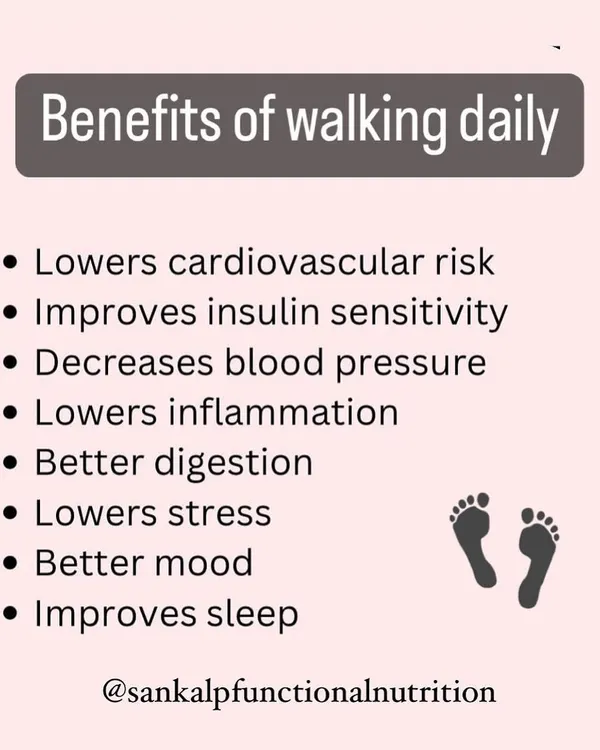 Walking is one of the most underrated forms of exercise. Its benefits are immense, from improving insulin sensitivity and lowering stress to promoting better digestion and sleep.