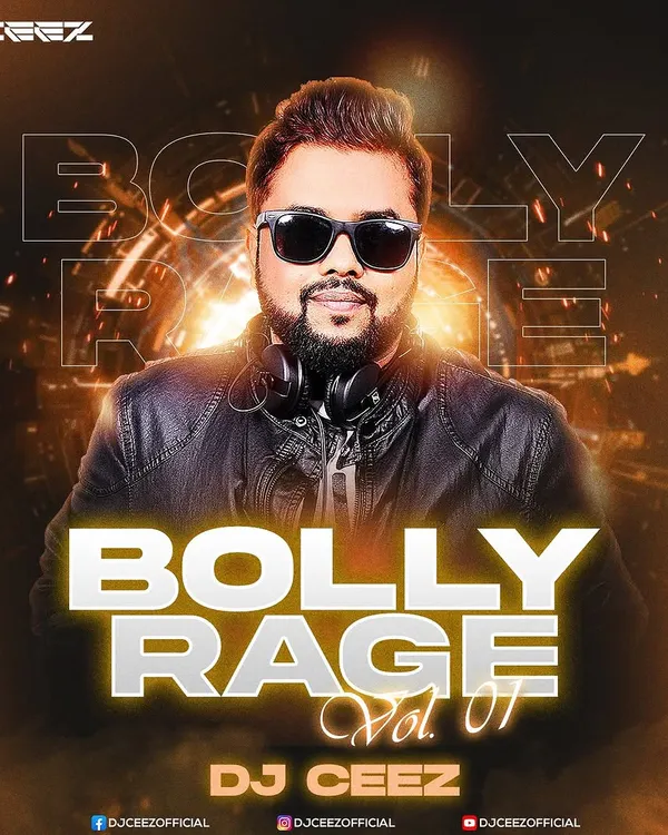 The official launch poster for my album, "Bolly Rage Vol. 1". This project was about creating a full set of club-friendly bangers, from mashups to tech and afro house edits.