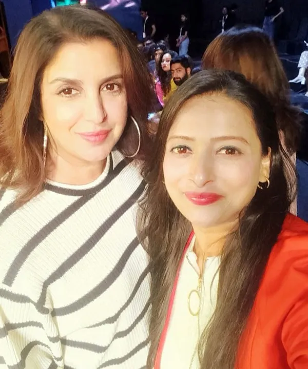 Meeting the legendary choreographer Farah Khan was a dream come true. Her work in Bollywood is a constant source of inspiration for me, and this moment reminded me why I love the world of dance and entertainment.