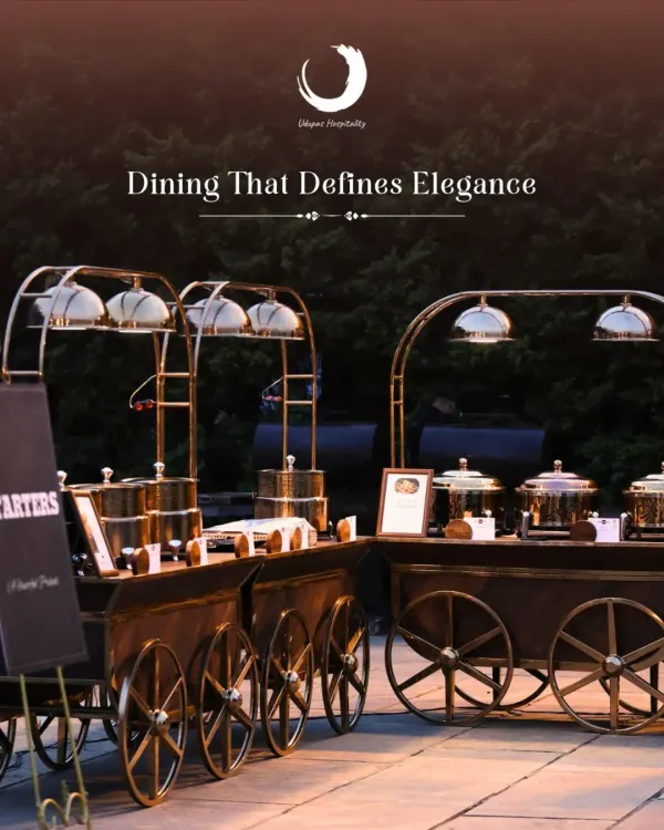 We believe presentation is just as important as taste. Our elegant, custom-designed food carts provide a sophisticated dining experience for outdoor weddings and corporate events, ensuring every detail contributes to the grandeur of your celebration.