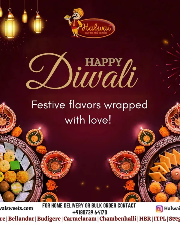 Happy Diwali! My festive platters are filled with a variety of traditional sweets and snacks, wrapped with love and ready for your celebrations.