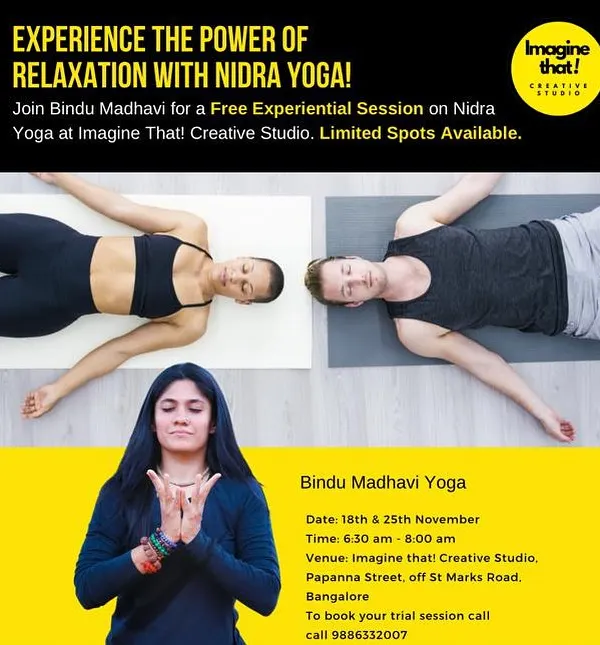 An invitation to experience the power of relaxation with Nidra Yoga. I offer free experiential sessions for those looking to explore this state of conscious deep sleep.