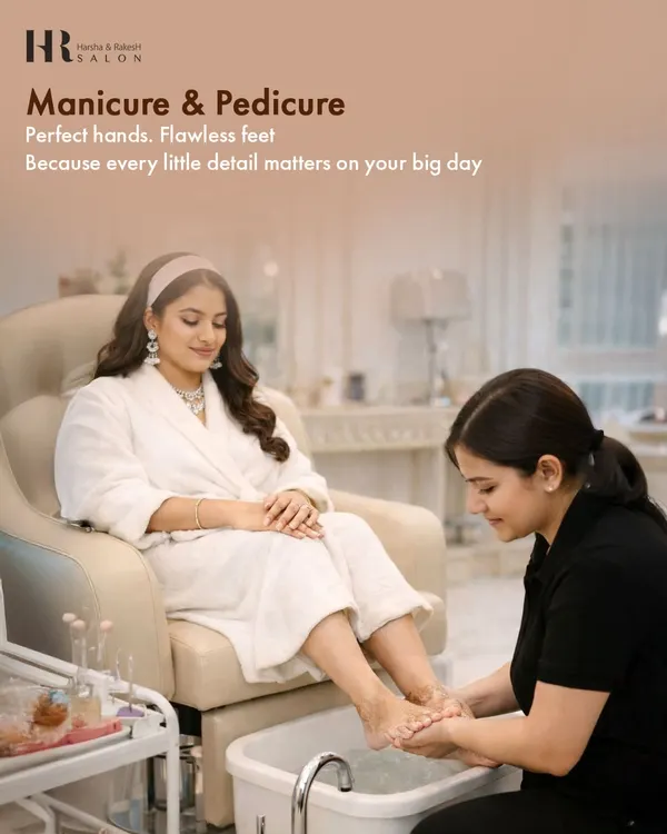 Every detail matters on your wedding day. Our pre-bridal packages include luxurious pedicures to ensure your feet are flawless and pampered, ready for all the celebrations.