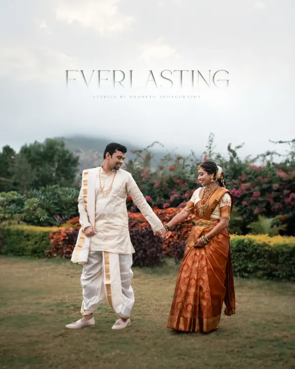 This is the quintessential romantic portrait. A couple holding hands, walking together into their future. My goal is to create these "everlasting" images that perfectly symbolize the start of your shared journey.