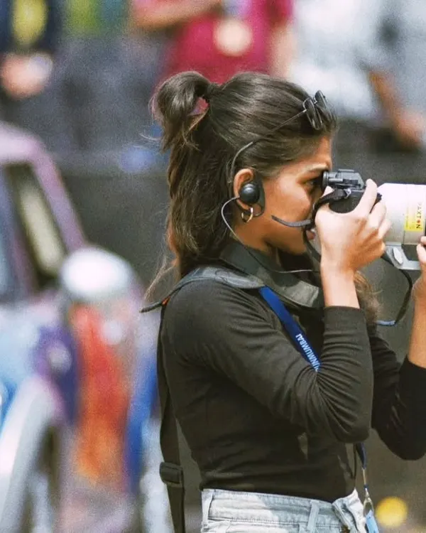 On the job, capturing the high-speed action for a Red Bull event. This shows me focused and equipped for demanding, fast-paced commercial shoots, ready to get the perfect shot no matter the environment.
