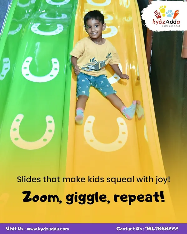 Zoom, giggle, repeat! Our slides are guaranteed to bring out the biggest squeals of joy. It's all about high-energy fun in a safe and supervised environment.