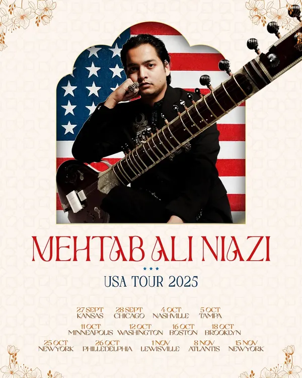 Announcing my upcoming USA Tour in 2025. This poster represents my journey of taking the rich heritage of Indian classical music to a global stage, connecting with audiences across continents. It is a dream to share these sounds with the world.