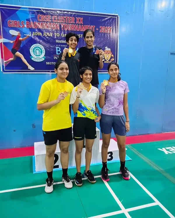 More winners from my academy. Congratulations to my girls for their fantastic performance at the CBSE Clusters tournament, bringing home gold and silver medals. This is the result of pure grit.