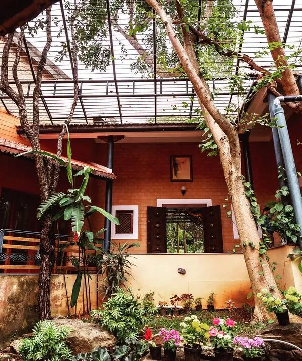 A quiet morning at our retreat center, a perfect setting for meditation and reflection. We invite you to come visit and experience this peace for yourself.