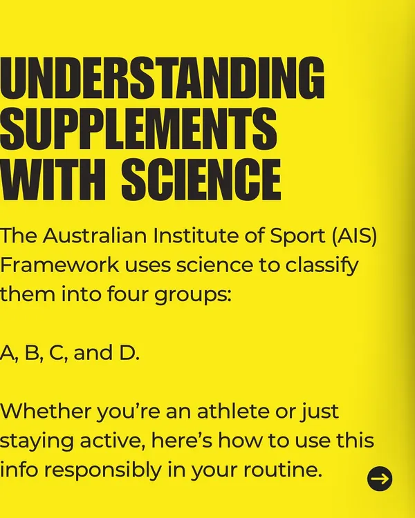 Feeling overwhelmed by supplements? I use the scientific AIS Framework to classify them into groups based on evidence, safety, and efficacy. This guide helps you make informed choices, whether you're a pro athlete or just staying active.