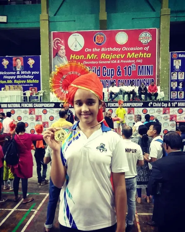 A proud moment for the entire club as Charvi secures the individual Gold medal at the Under-12 National Fencing Championship. Her dedication is an inspiration to all our young fencers.