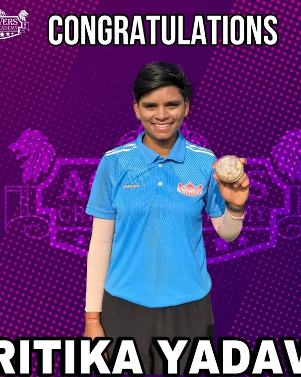 A moment of immense pride! Our student Ritika Yadav was selected for the Mumbai Under-19 Women's Cricket Team.